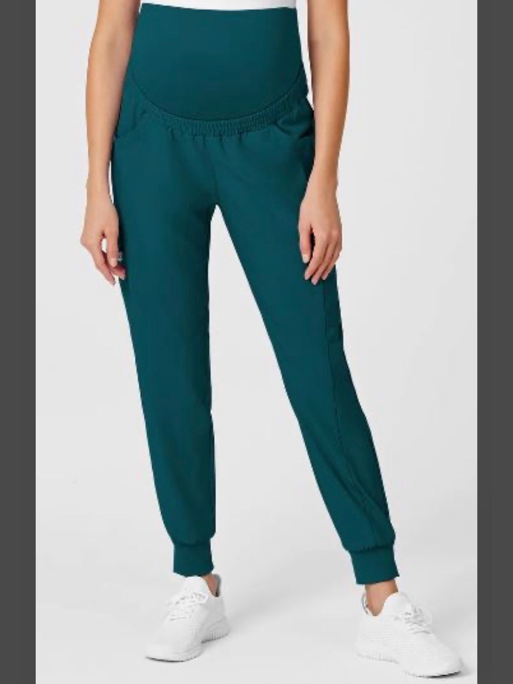 WonderWink Teal Maternity Jogger Pants